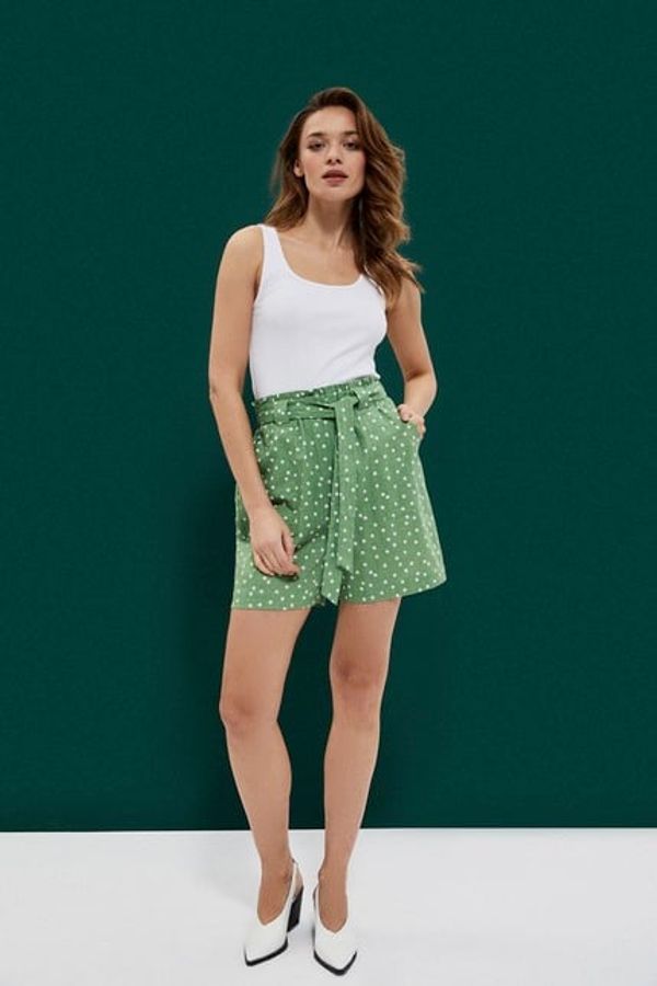 Moodo Cotton shorts with polka dots