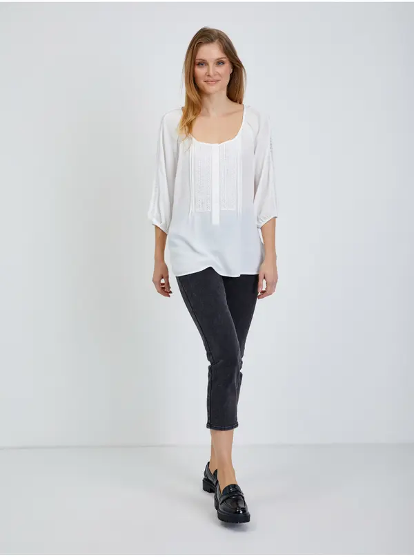 Orsay Cream blouse ORSAY - Women