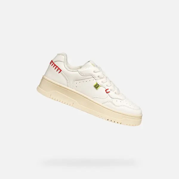 GEOX Cream Girls' Sneakers Geox Lestrella - Girls