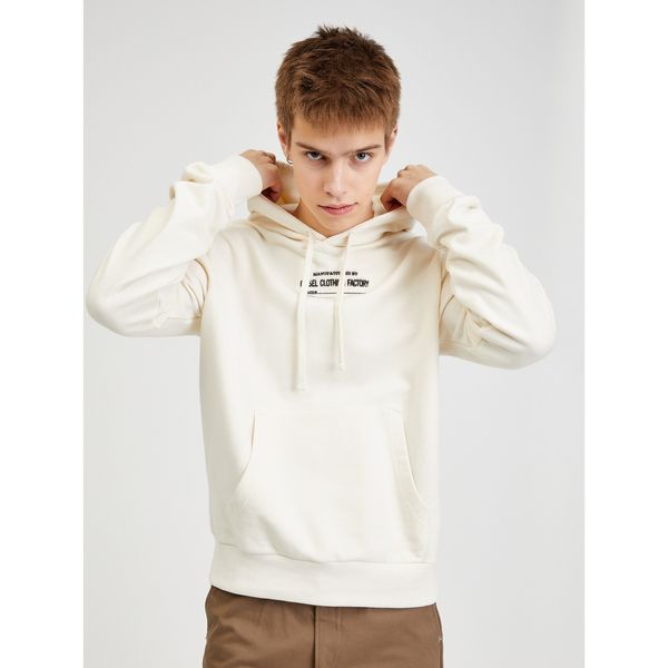 Diesel Cream Mens Hoodie Diesel - Men