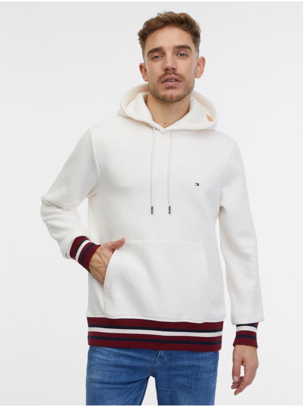 Tommy Hilfiger Cream Men's Hoodie Tommy Hilfiger - Men