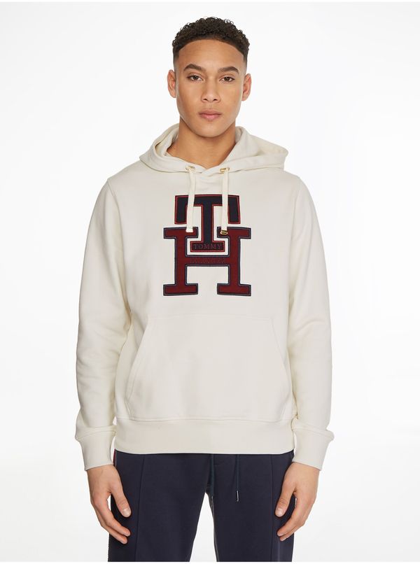 Tommy Hilfiger Cream Men's Hoodie Tommy Hilfiger - Men