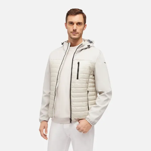 GEOX Cream men's jacket Geox Sapienza - Men's