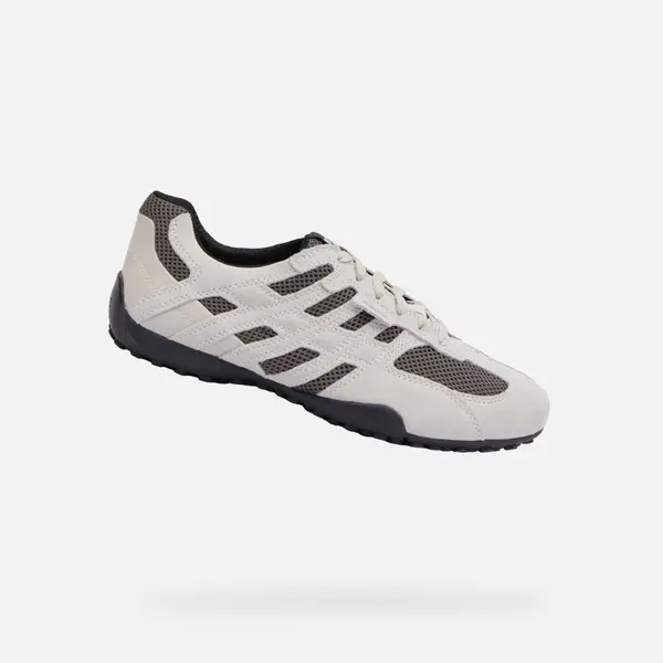 GEOX Cream men's sneakers Geox Snake Original - Men's