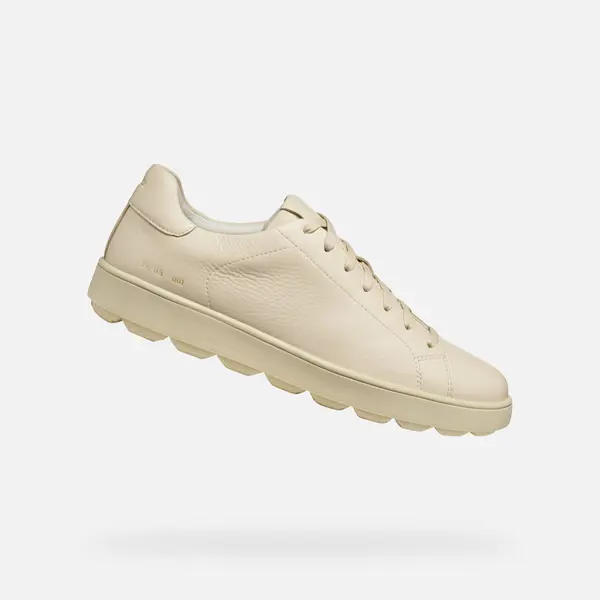GEOX Cream men's sneakers Geox Spherica ECUB-1 - Men