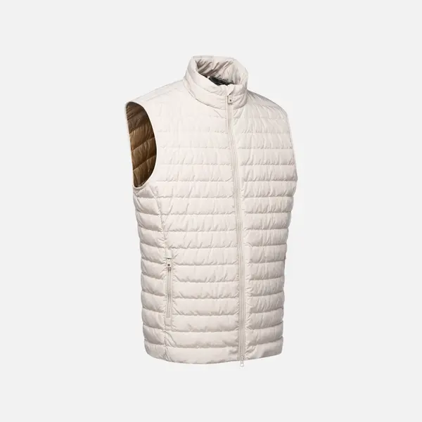 GEOX Cream men's vest Geox Warrens - Men's
