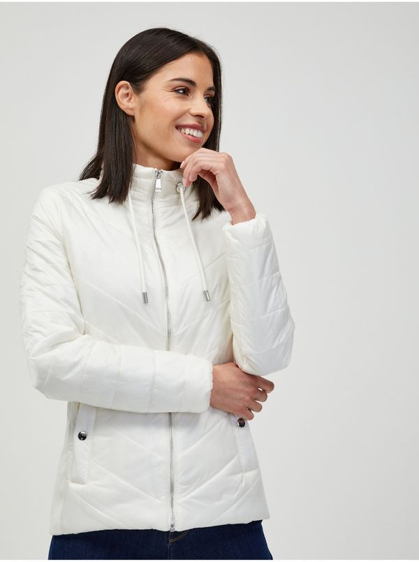 Orsay Cream quilted jacket ORSAY