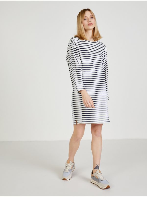 JDY Cream Striped Dress JDY Maggie - Women