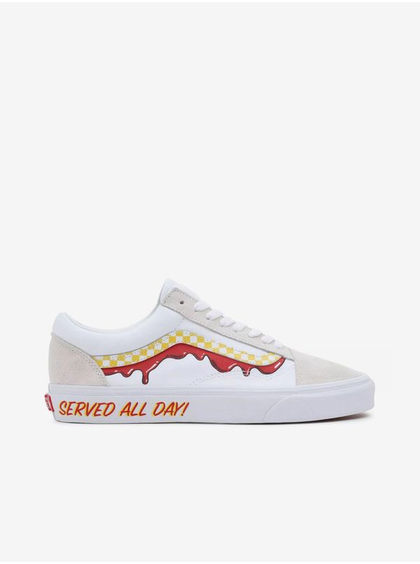 Vans Cream-white mens sneakers VANS UA Old Skool - Men