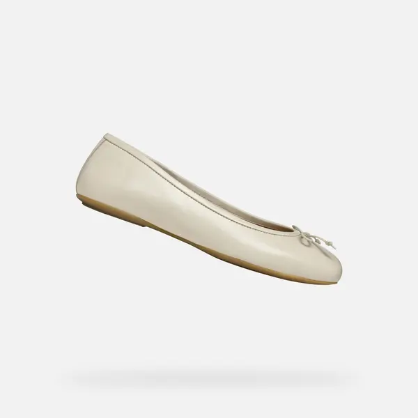 GEOX Cream women's ballet flats Geox Palmaria - Women's
