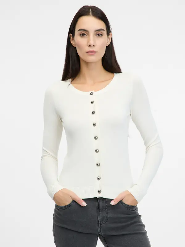 Orsay Cream Women's Cardigan ORSAY - Women's