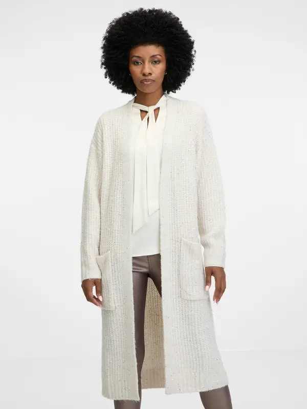 Orsay Cream Women's Cardigan ORSAY - Women's