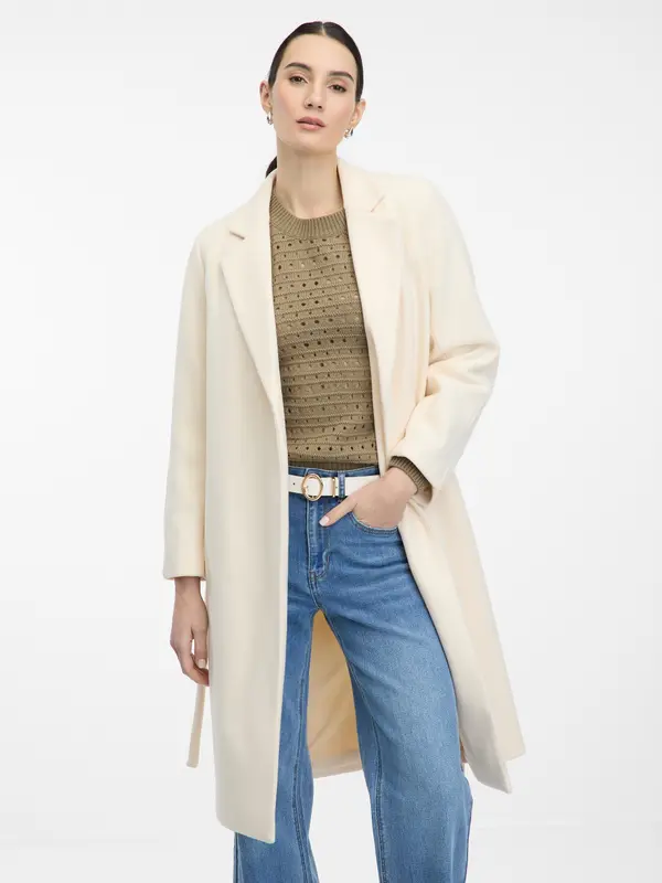 Orsay Cream Women's Coat ORSAY - Women's
