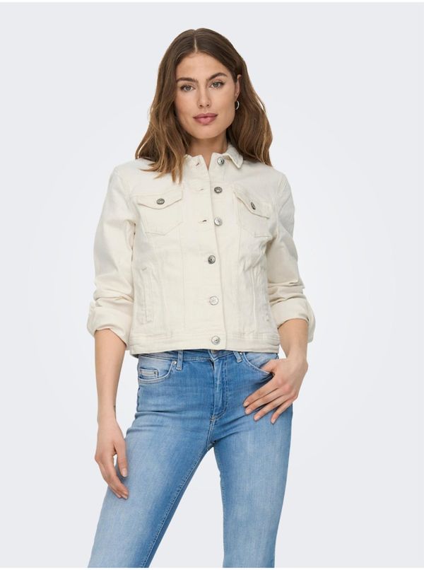 Only Cream women's denim jacket ONLY Tia - Women