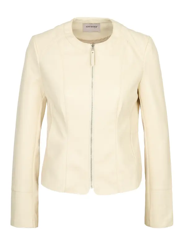 Orsay Cream women's faux leather jacket ORSAY - Women's