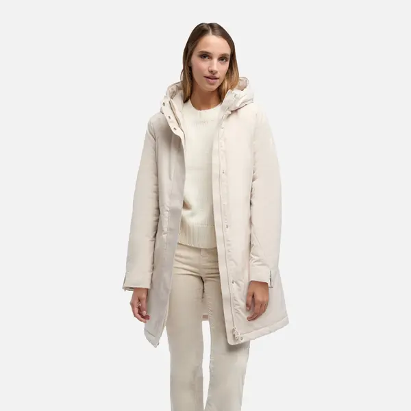 GEOX Cream Women's Parka Geox Spherica - Women's