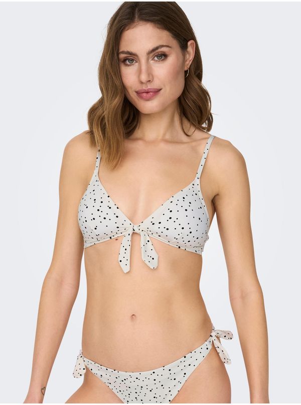 Only Cream Women's Polka Dot Swimwear Upper ONLY Nitan - Women