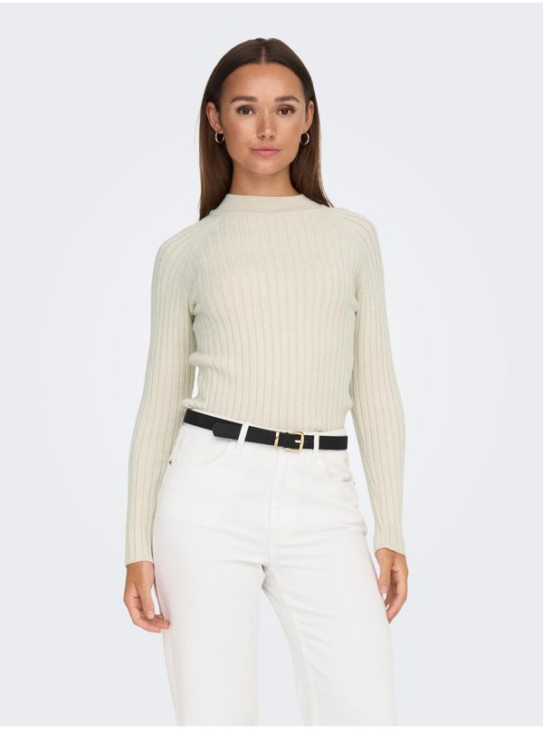 JDY Cream women's ribbed sweater JDY Magda - Ladies