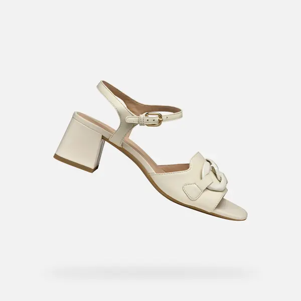 GEOX Cream women's sandals Geox New Eraklia 50 T - Women's