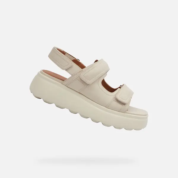 GEOX Cream women's sandals Geox Spherica EC4.1 S - Women's