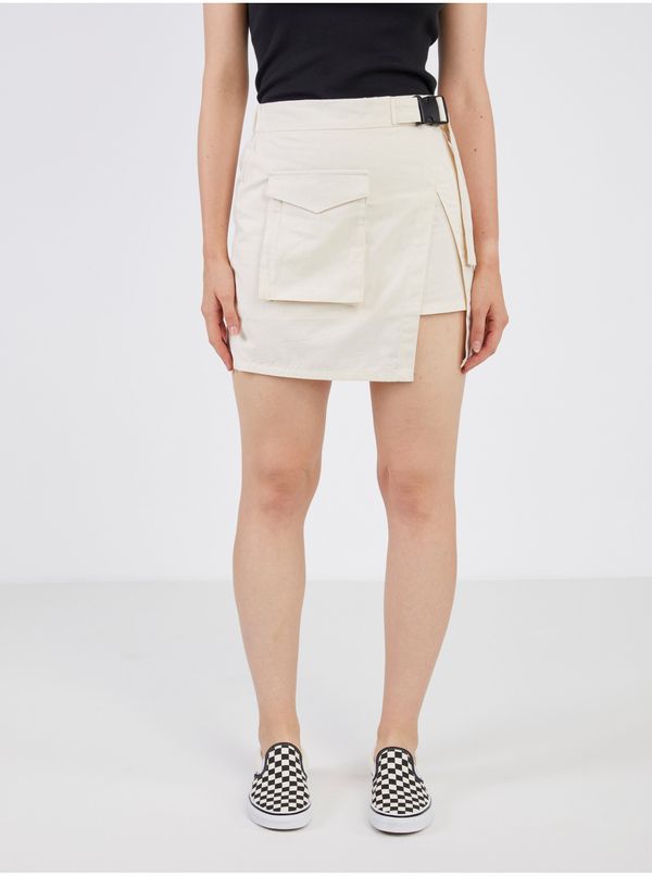 Noisy May Cream Women's Skirt Noisy May Siri - Women