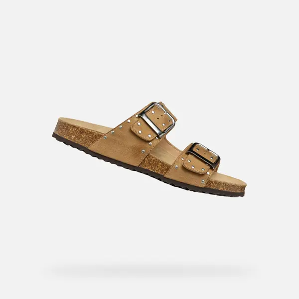 GEOX Cream women's slippers Geox Brionia R - Women's