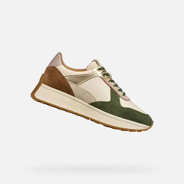 GEOX Cream women's sneakers Geox Amabel - Women's