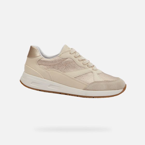 GEOX Cream women's sneakers Geox Bulmya - Women's