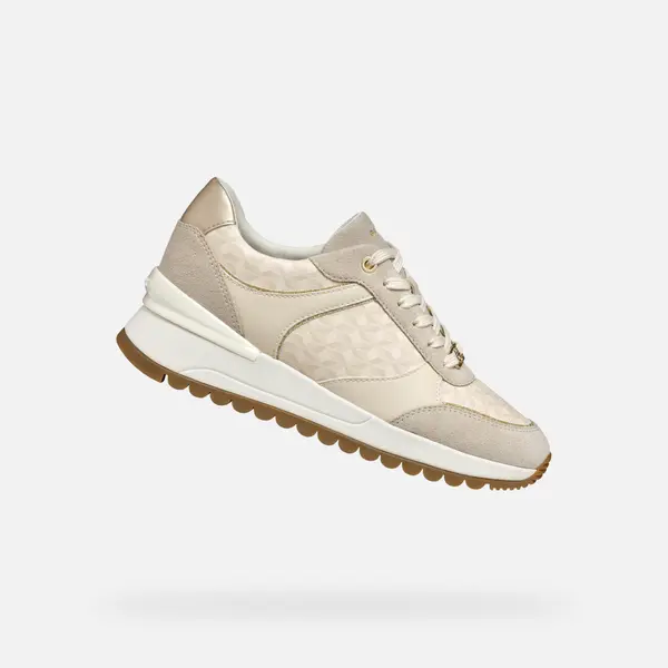 GEOX Cream women's sneakers Geox Desya - Women's