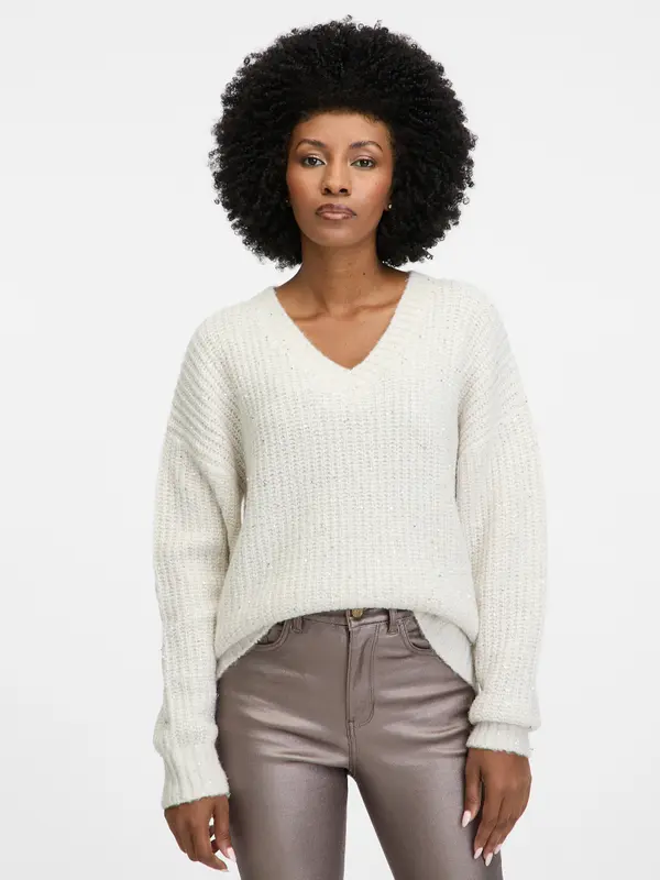 Orsay Cream Women's Sweater ORSAY - Women's