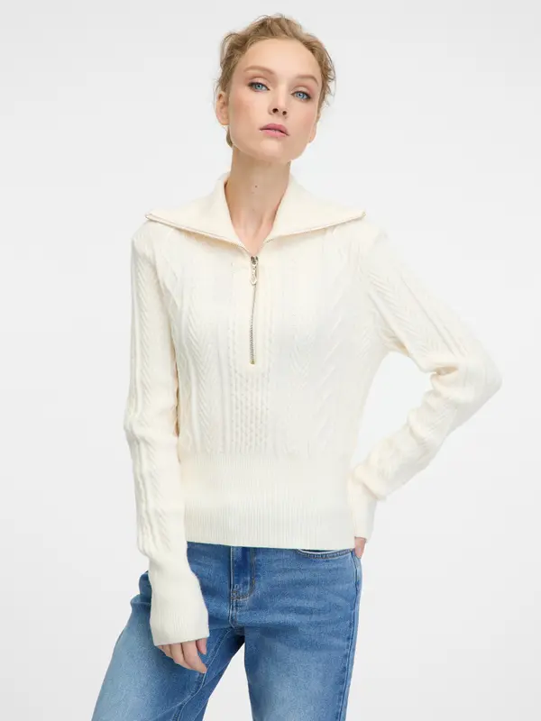 Orsay Cream Women's Sweater ORSAY - Women's