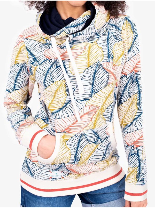 Brakeburn Creamy Women's Patterned Hoodie Brakeburn - Women