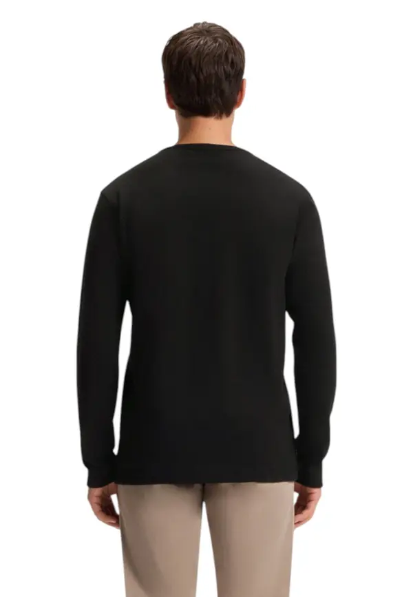 Boss Črn moški pulover Boss