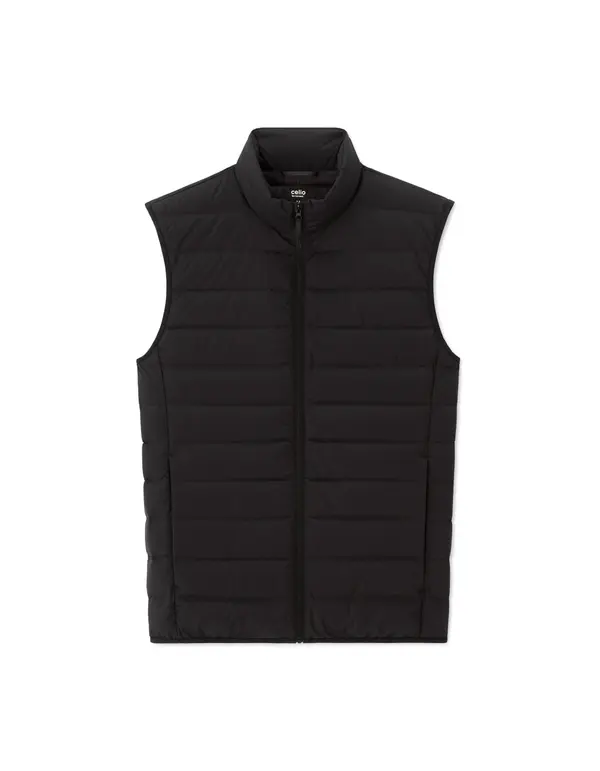 Celio Črn moški telovnik Celio Mulightsl