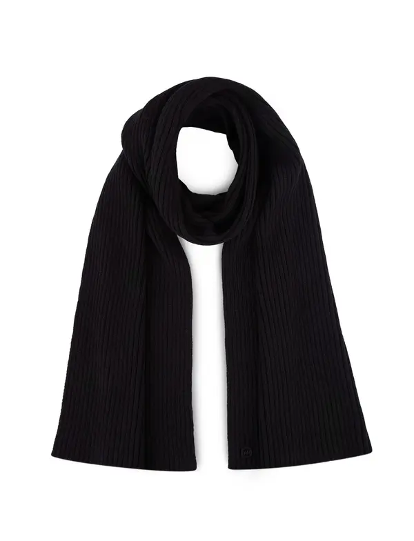 VUCH Črn pleten šal Rowdy SC