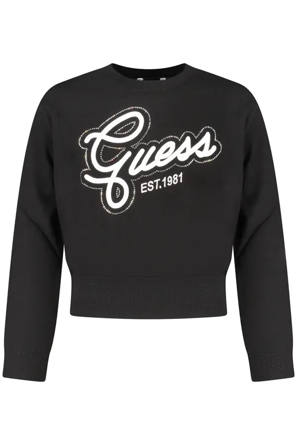GUESS JEANS Črn pulover GUESS Jeans za deklice