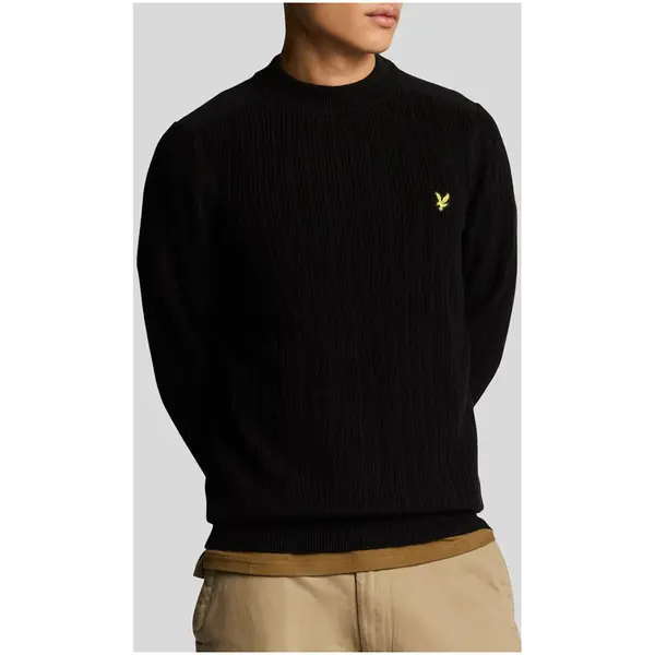 Lyle & Scott Črn pulover Lyle &amp; Scott