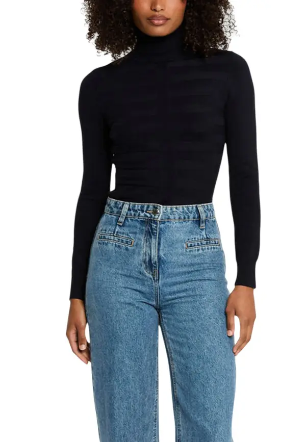 Morgan De Toi Črn pulover Morgan De Toi