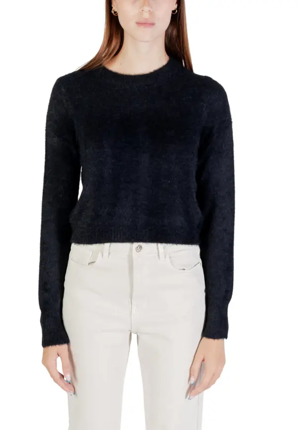 Only Črn pulover z dolgimi rokavi