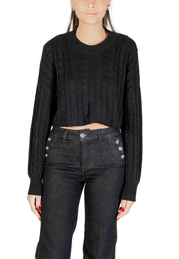 Only Črn pulover z dolgimi rokavi