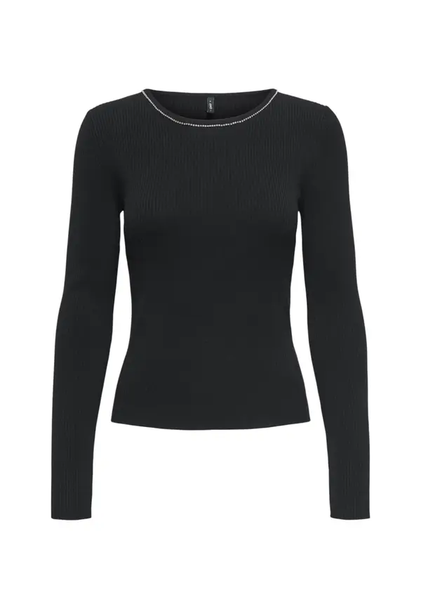 Only Črn pulover z dolgimi rokavi