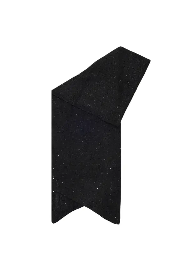 Only Črn šal z bleščicami