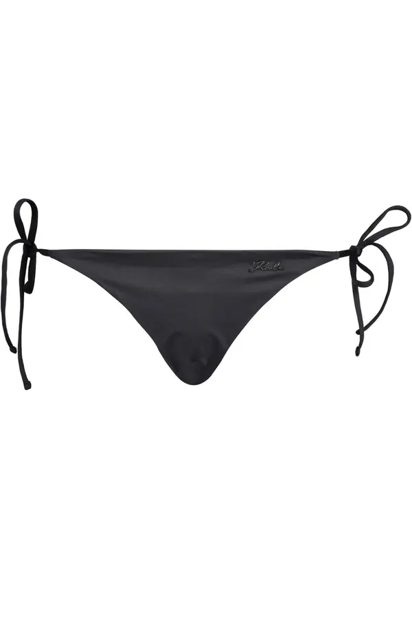 KARL LAGERFELD BEACHWEAR Črn spodnji del bikinija KARL LAGERFELD