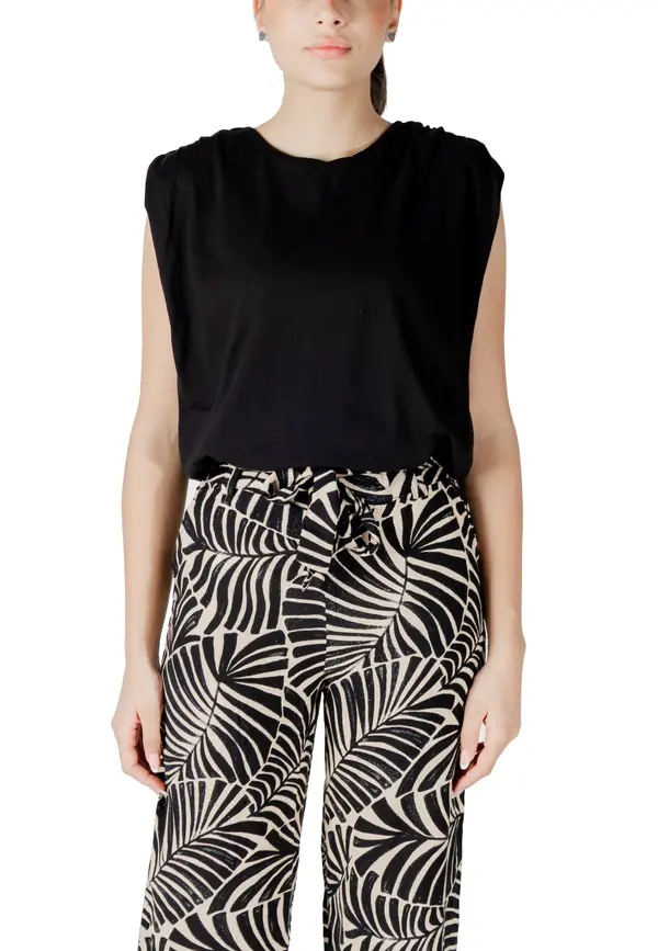 Jacqueline de Yong Črn top brez rokavov Jacqueline De Yong