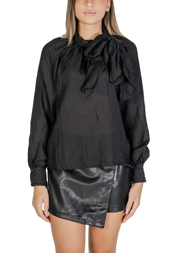 Jacqueline de Yong Črna bluza Jacqueline De Yong