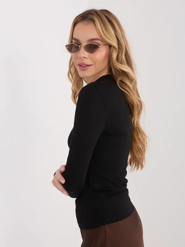 Calimera Črna enobarvna bluza