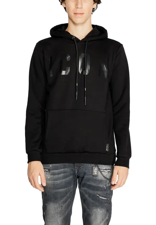 Icon Črna ikona s kapuco