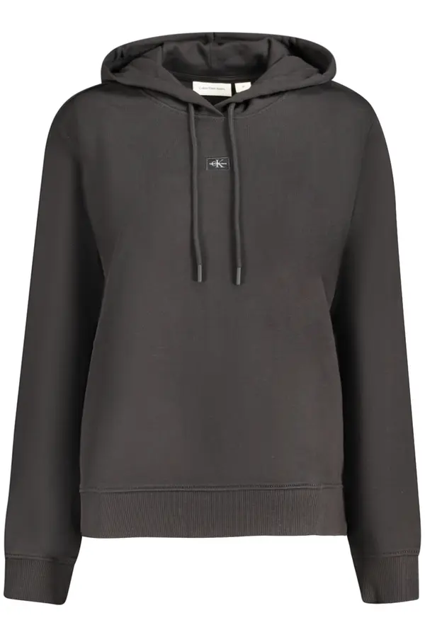 Calvin Klein Črna jopa s kapuco Calvin Klein