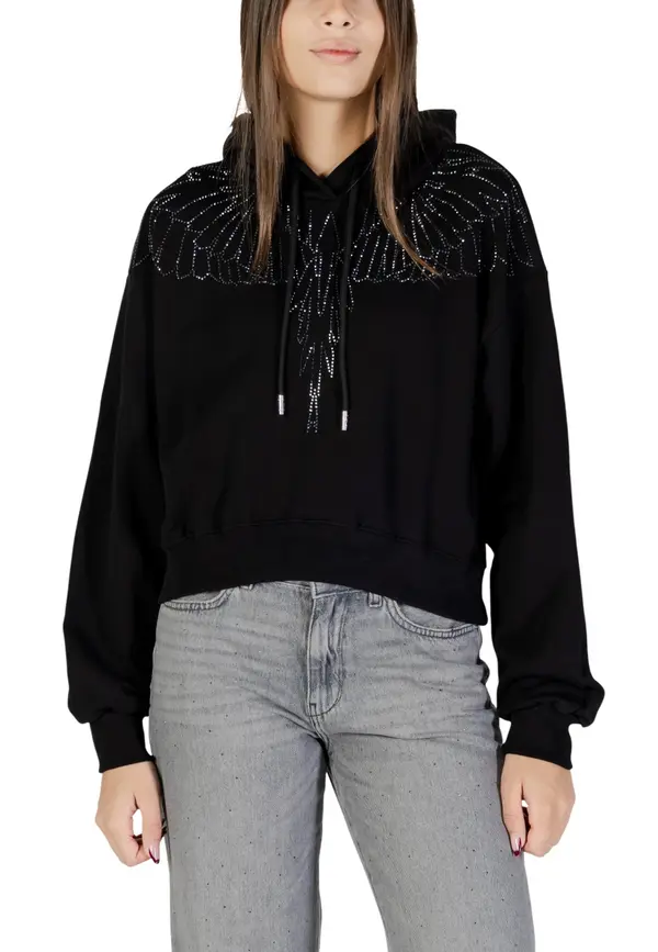 County Of Milan Črna jopa s kapuco County Of Milan