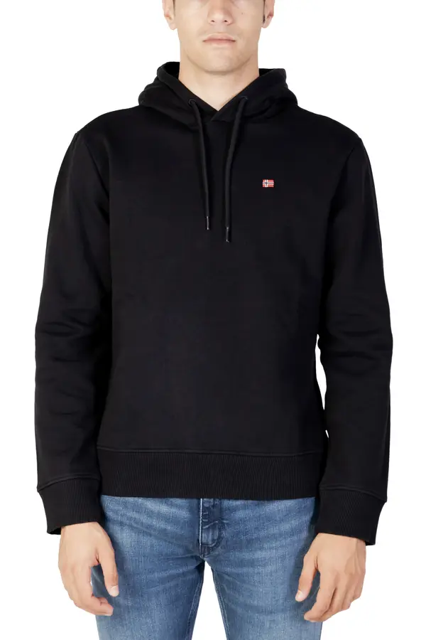 Napapijri Črna jopa s kapuco Napapijri